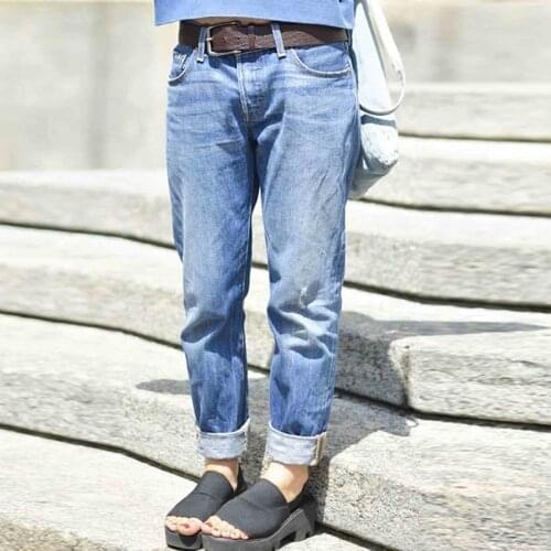 Womens Jeans 2021 Streetwear Fashion High Waist Pants Vintage Blue Jeans Pants Plus Size Womens Pants Boyfriends Jeans Fall