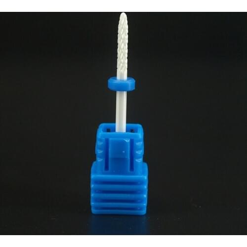 1PCS Medium Professional Ceramic Nozzle Nail Drill Bits for Nail Art Polish Manicure Machine Nail Tools Grinding Tool