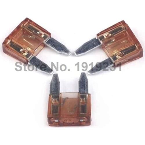 100PCS 7.5A Mini Blade Car Fuses Automotive Fuse