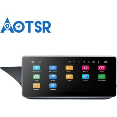 Aotsr Android 8.0 7.1 GPS navigation Car NO DVD Player For MEERCEDES-BENZ E220 W212 2010-2016 Multimedia Radio Recorder 1 DIN