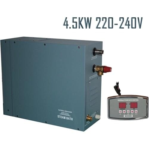 Free Shipping 4.5KW220-240V 50/60HZ 1Phase Steam Generator Sauna /Bath Home SPA Shower with Controller ST-135M CE certified