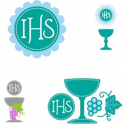 Grape Wine Glass Metal Cutting Dies Stencils for DIY Scrapbooking Embossing Valentine Decoration Paper Card Craft Die Cuts 2019