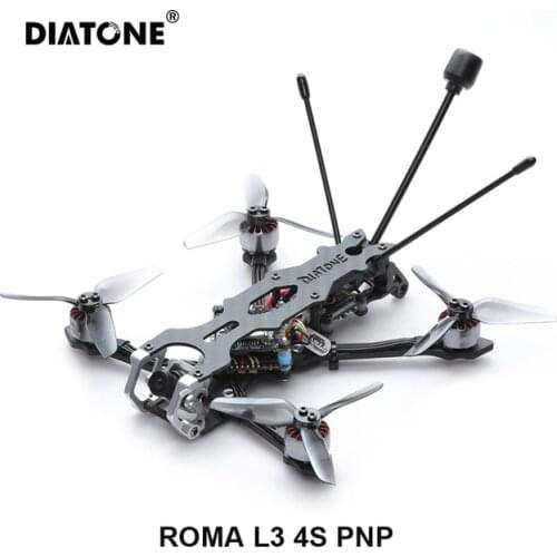 120Grams DIATONE ROMA L3 MAMBA F411 AIO 25A TX400 Runcam Nano2 1206 3600KV 4S 3inch 146mm FPV Racing Drone PNP MSR D16 BNF