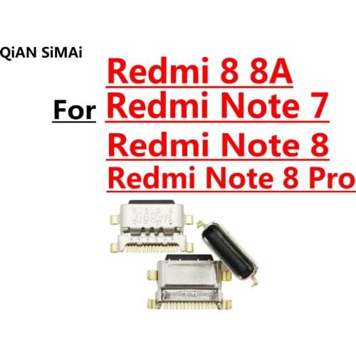 New Micro USB Plug Charging Port Connector Socket For Xiaomi Redmi Note 7 8 Pro Redmi 8 8A