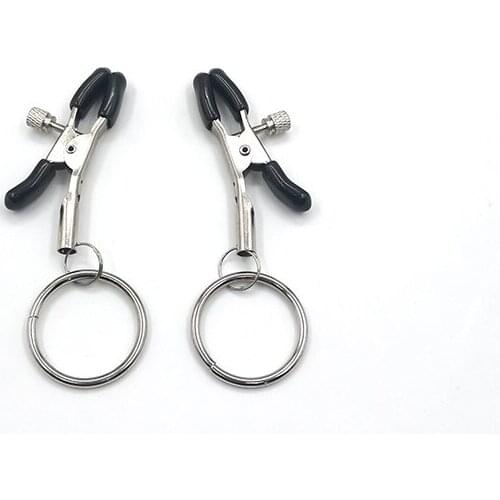 One Circle clip Breast-fed Sex Toy nipple clip nipple genital chain Adjustable clamps Flirt Chain Erotic Woman Gay SM Products