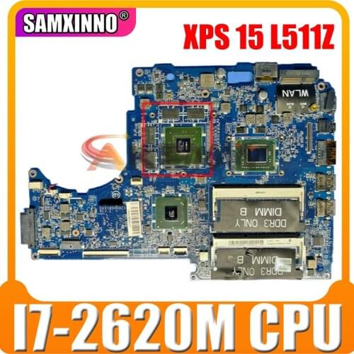 Original Laptop motherboard For DELL XPS 15 L511Z I7-2620M Mainboard CN-05RPKT 05RPKT DASS8BMBAE0