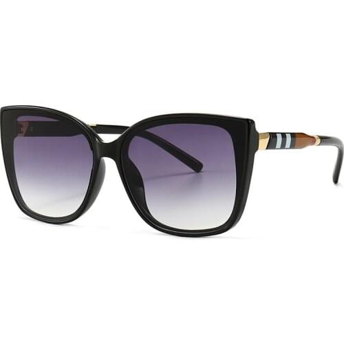 Popular cats eye Scotch Sunglasses European and American Street Photo sunglasses Fashion Trend womens and mens Sunglasses