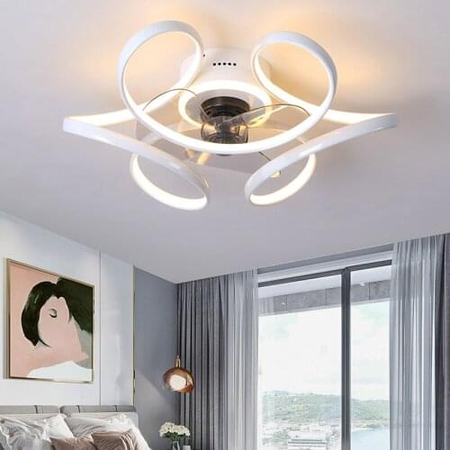 Nordic dining room led lamp with ceiling fan without blades bedroom ceiling fan with remote control ceiling fans with light