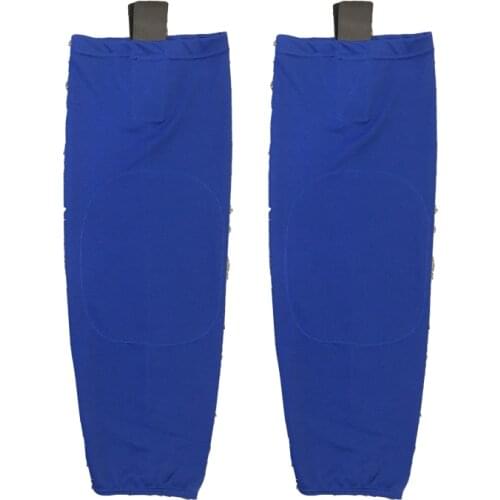 Cool hockey 100% Polyester single color Ice Hockey Socks Cheap Shin Guards For Team