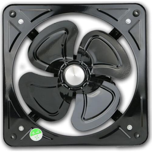220V Industrial Exhaust Fan 10 inch Exhaust Fan Kitchen Window Oil Smoke Exhaust Fan 30*30cm