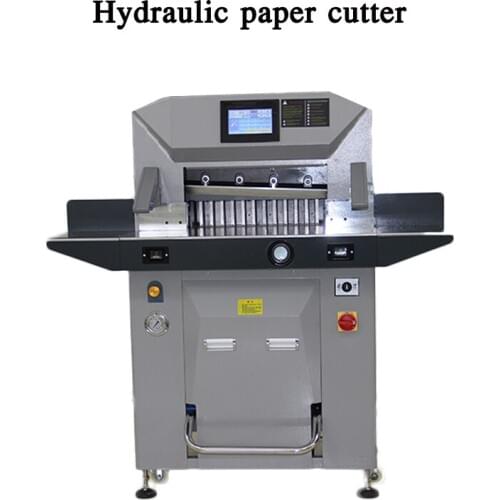 Paper cutter hydraulic paper cutter heavy-duty thick layer paper cutter large automatic tendering machine PVC photo album