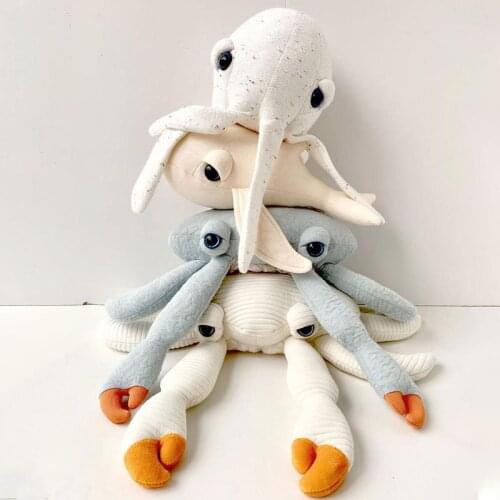 Cute Crab Plush Doll Toy Baby Comfort Cloth Doll Childrens Stuffed Soothing Toys Animals Room Decor Ornaments Baby Girl Gift