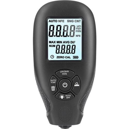 1pc Practical Car Paint Coating Thickness Gauge Meter High-Definition Display Screen Paint Coating Testing Tool