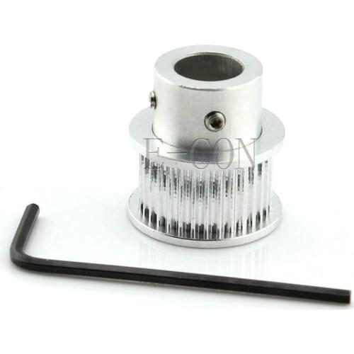 10PCS GT2 Timing Pulley Alumium 32 Teeth Bore 10mm Teeth width 11mm for Width 10mm GT2 Timing Belt and 3D Printer Stepper motor