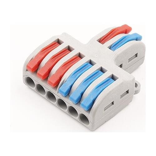 5 pieces SPL-42/62 Mini Fast Wire Connector Universal Wiring Cable Push-in Conductor Terminal Block LED Lamp