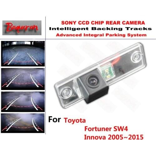 For Toyota Fortuner SW4 Innova 2005~2015 CCD Car Backup Parking Camera Intelligent Tracks Dynamic Guidance Rear View Camera