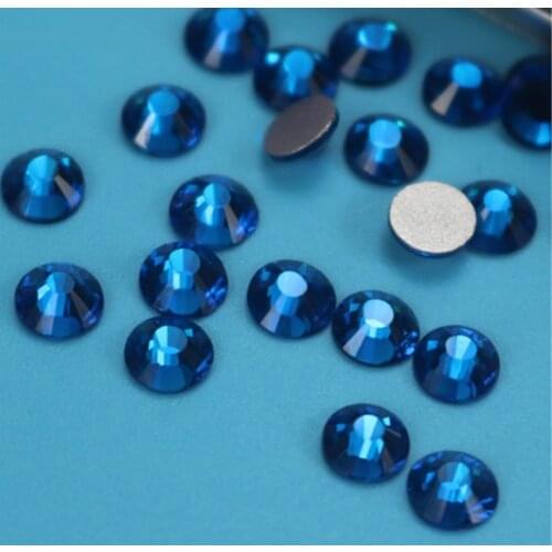 Size s30 Capeland Glitter Rhinestones Non Hot Fix FlatBack Strass Sewing & Fabric Garment Rhinestone Nail Art Stone