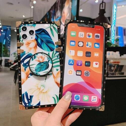 Selfan Lippen Retro Bloem Plant trunk case For iPhone6s 6 7 8 Plus XR X XS XSMAX 11 11pro 11promax 12 pro max