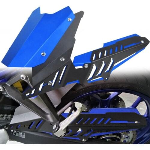 For YAMAHA MT-03 MT-25 MT03 MT25 2015 2016 2017 2018 2019 Motorcycle CNC Rear Fender Mudguard Chain Guard Cover Protector Kit