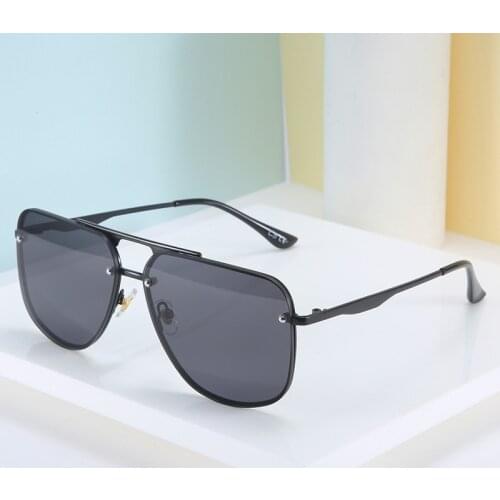 BEYONDSTAR Classic Aviation Style Sunglasses Men Trendy Luxury Brand Mens Sunglasses Black UV400 Driving Oculos De Sol G50588