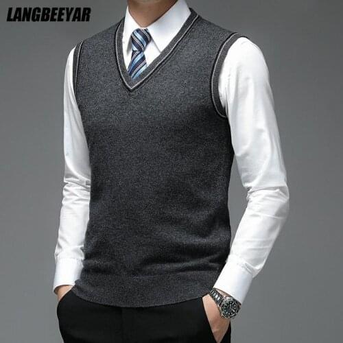 LANGBEEYAR Men's Vests