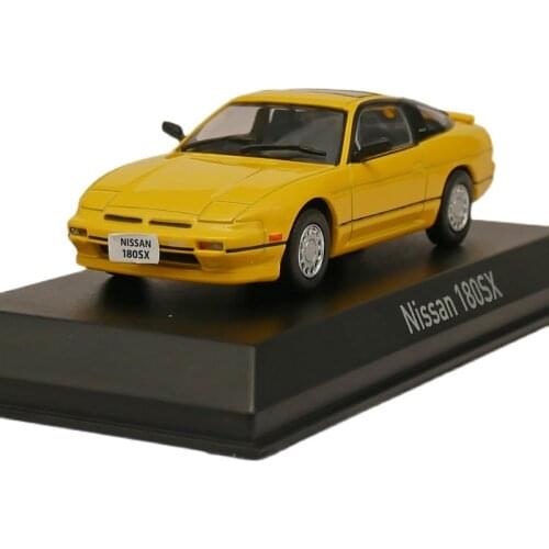 Diecast Alloy 1:43 Scale Nissan 180SX Coupe Model Ornaments Adult Collectible Souvenir Display Vehicle Toy Gifts Decoration Show