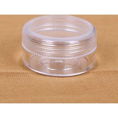 2g small empty cosmetic tin cans sample plastic cream jars cosmetic packaging ,tin containers makeup display tin Mini bottle
