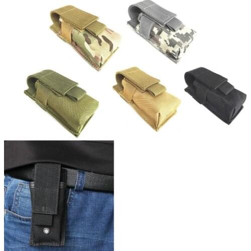 Molle Tactical M5 Flashlight Hunting Light Case Knife Pistol Torch Pouch Outdoor Pouch Holster Holder Single Magazine Bag