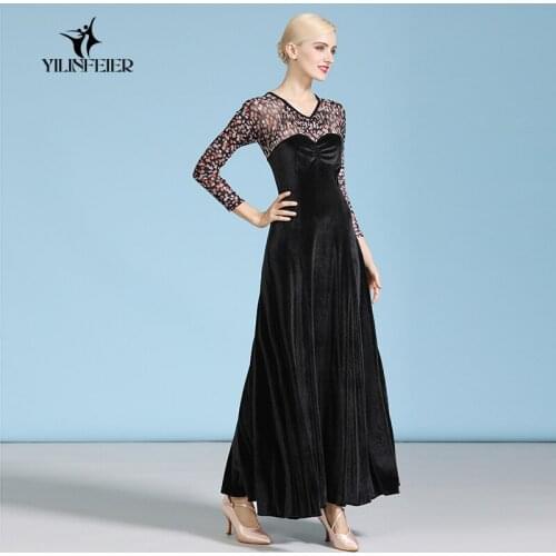 New ballroom dance competition dress dance ballroom waltz dresses standard dance dress women ballroom dress S9071