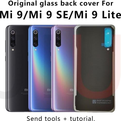 For xiaomi Mi9/mi9SE/Mi9lite original back glass,Xiaomi 9 Transparent Edition battery-backcover housing-case