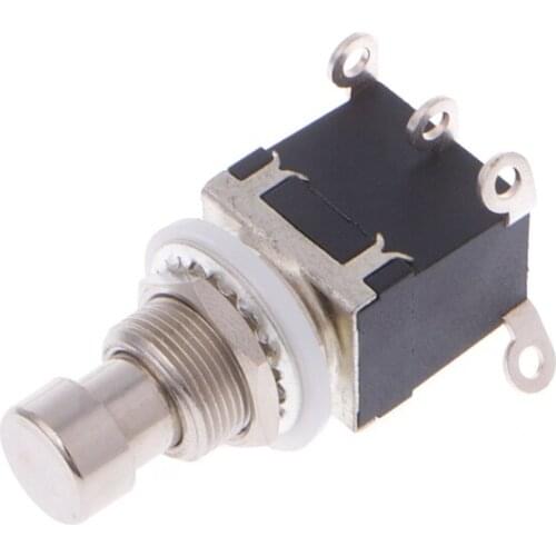 AC 250V/2A 125V/4A 6Pins DPDT Stomp Foot Switch for Guitar