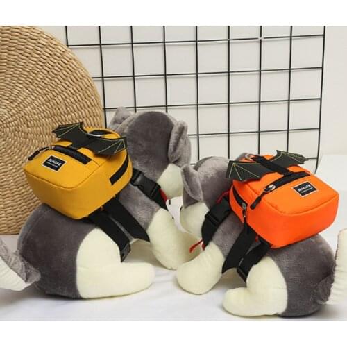 New Dog Carrier Cartoon Canvas Backpack Pet Dog Carrying Bag Outdoor Travel Portable Backpack School Bag for Small Dogs Cats