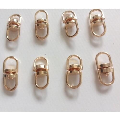 Hot 20pcs Alloy Eight-shaped Buckle 19x8mm Key Chain Connection Buckle Diy Fashion Jewelry Accessories