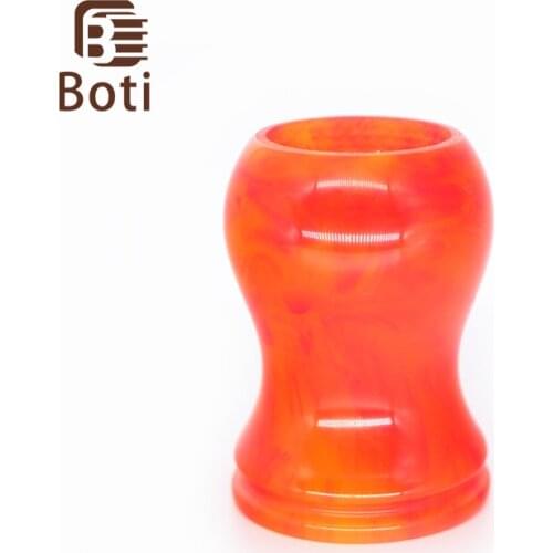 Boti Brush-Sweet Oranger Red Color Shaving Brush Handle Handmade Resin Material MenS Shaving Brush Tool Shaving Essentials