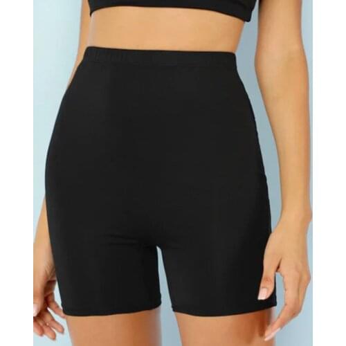 Shorts Female Bottoms Shorts Sport Shorts Women Thin Fitness Biker Shorts Summer Fashion Slim Knee bicycles for women shorts