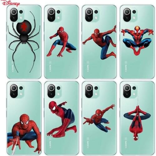Silicone Cover Cool Spider Man For Xiaomi Mi Note 11 11i 10i 10T 10 9 9T SE 8 Lite Pro Ultra Phone Case