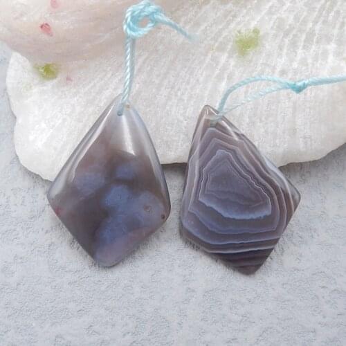 Nugget Agate fashion woman Earrings Beads, Womens Popular Special 30x21x4mm7.3g