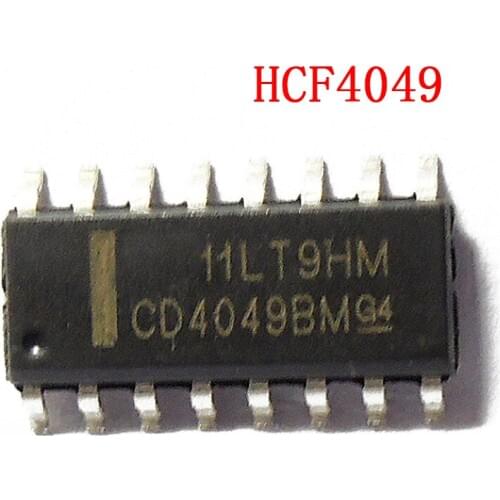 10pcs/lot CD4049 = HEF4049 = HCF4049 SOP-16