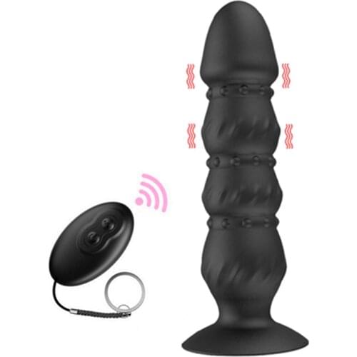 12 Speeds Anal Dildo Vibrator Male Prostate Massager Strong Sucker Woman Vagina G Spot Stimulator Adult Sex Toys Wireless Remote