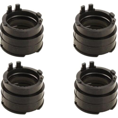 4pcs Motorcycle Carburetor Adapters Interface Insulator Connector Pipe for CBR400 NC23 87-89 NC29 90-94 CB-1 (CB400F) 89-91