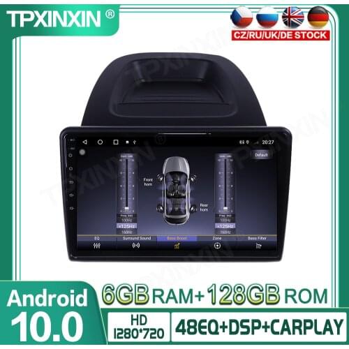 6+128G Android 10 DSP For Ford Ecosport 2018-2020 Car Multimedia Player GPS Navigation Headunit Radio Audio Stereo Tape Recorder