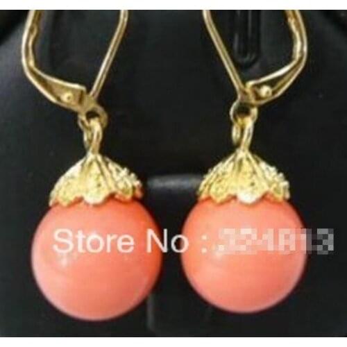 Free Shipping The Beautiful Tibet coral Earring