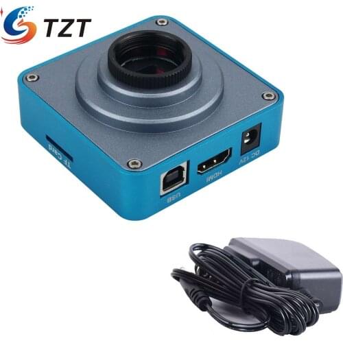 TZT2MP 38MP Electronic Microscope Camera USB Digital Laboratory Industrial HD Biological Stereo Camera For Phone CPU Repair HDMI
