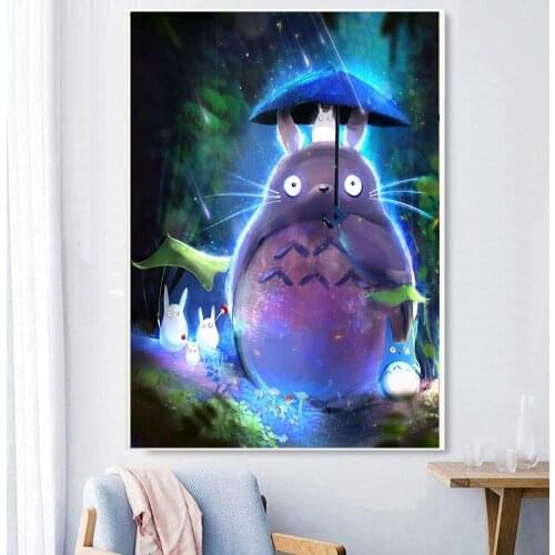 Hot Diamond Painting Cartoon DIY 5D Shiny Umbrella Totoro Diamants Embroidery Mosaic Cross Stitch Needlework Children Home Decor