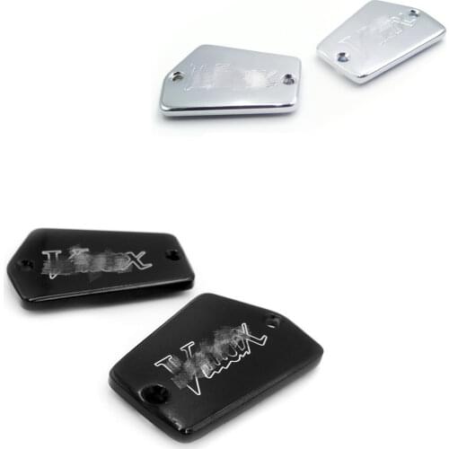 Chrome Billet Aluminum Fluid Reservoir Cap Cover Vmax for 1985-2007 Yamaha V-Max Aftermarket Free Shipping Motorcycle Parts