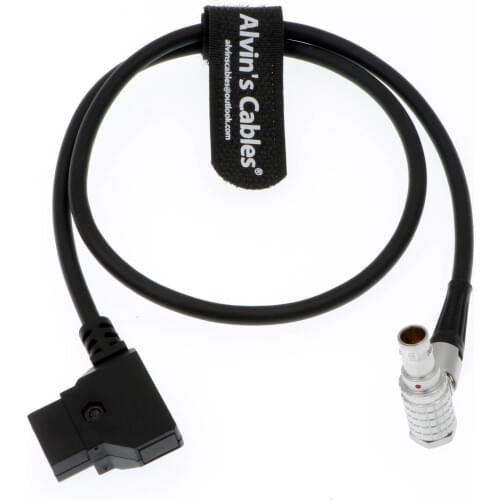 Alvins Cables Motor Power Cable for DJI Follow Focus System Right Angle 6 Pin Male to D Tap