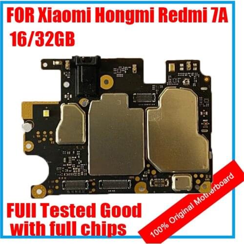 For Xiaomi Hongmi Redmi 7A Motherboard 100% Clean Replaced Original Mainboard Android OS 16G/32G With Full Chips