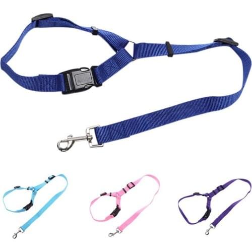 Multi Function Dog Nylon Leash Pet Durable Traction Rope Safety Seat Belt For Small Medium Dog Pet Safe Travel Necessary Supplie