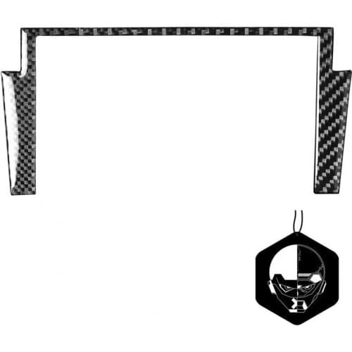 Navigation Frame Stickers Anti-scratch Wear Resistant Self-adhesive Design Carbon Fiber Car Protector for Nissan 350Z 2003-2009