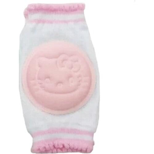 2016 New Product 1Pair Infant Boys Girls Kneepad Cozy Cotton Sponge Children Knee Pads Learn To Walk Best Protection Cute Cat